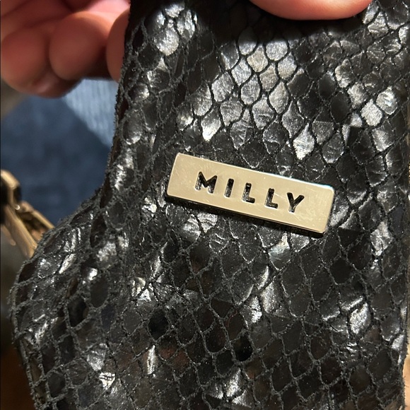Milly Black Textured Backpack - Picture 2 of 9